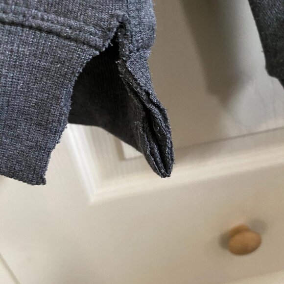 Grayson Threads Graphic Good Vibes Gray Raglan Oversized Lounge Sweatshirt - Picture 4 of 9